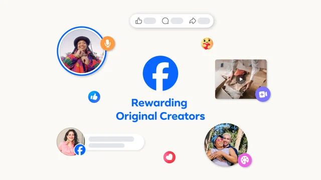 Visual published with the cited source for this record: Meta ties Facebook reach to a definition of originality