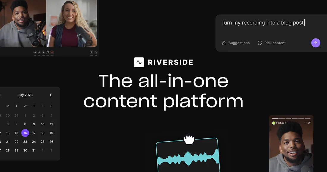 Visual for this record: Riverside's tiers gate export quality, not recording time