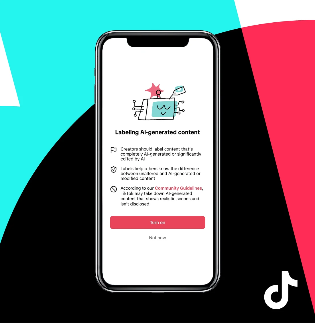 Visual for this record: TikTok defines who counts as a public figure for AI labels